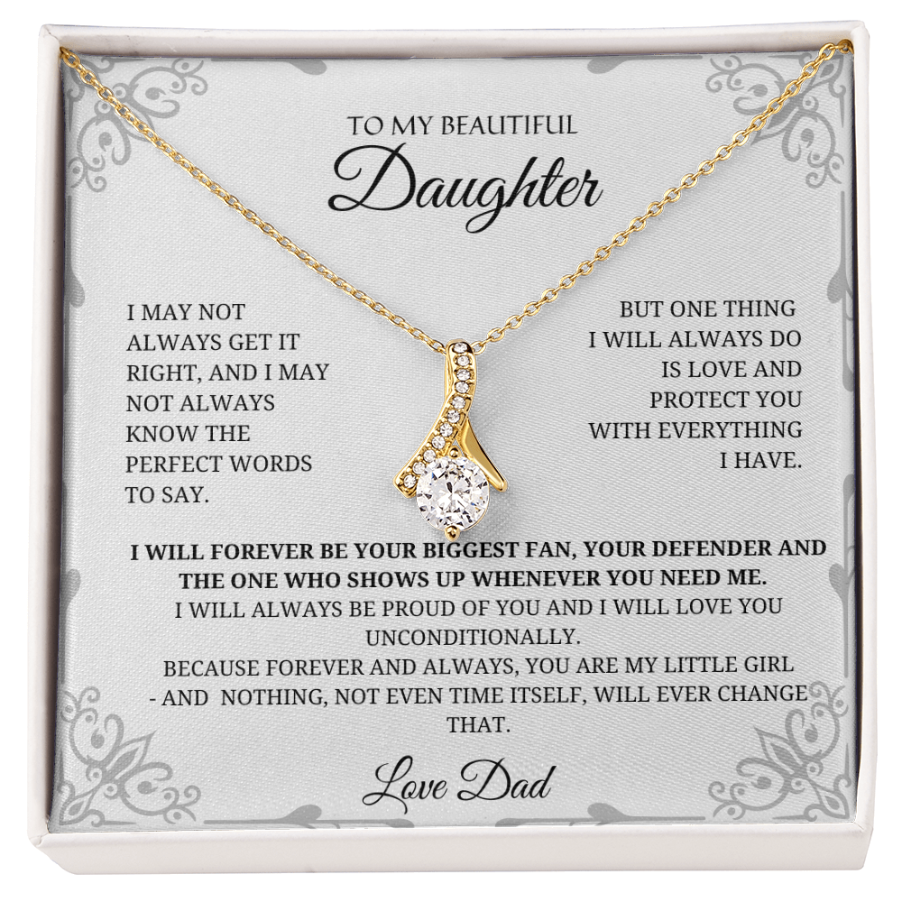 To My Beautiful Daughter_ Alluring Beauty Necklace
