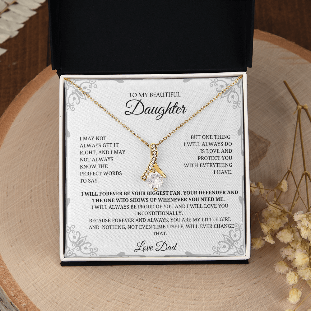 To My Beautiful Daughter_ Alluring Beauty Necklace