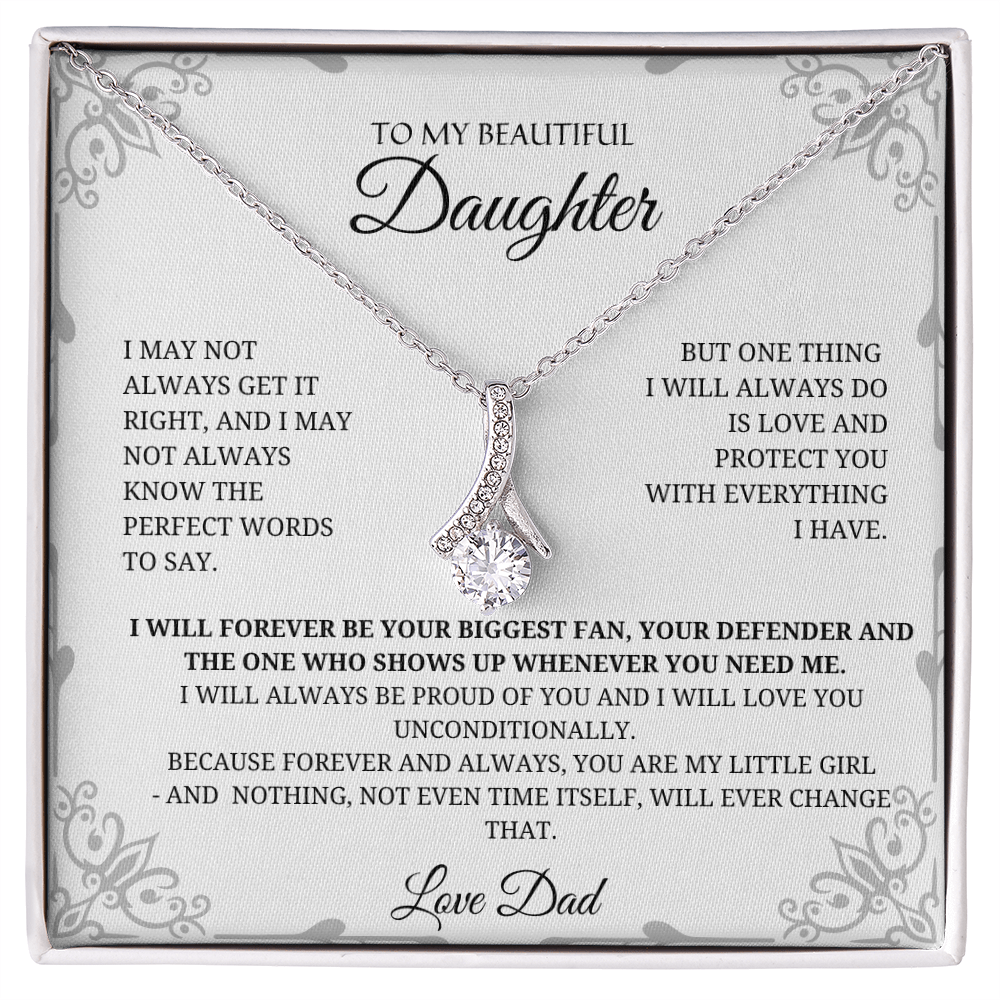 To My Beautiful Daughter_ Alluring Beauty Necklace