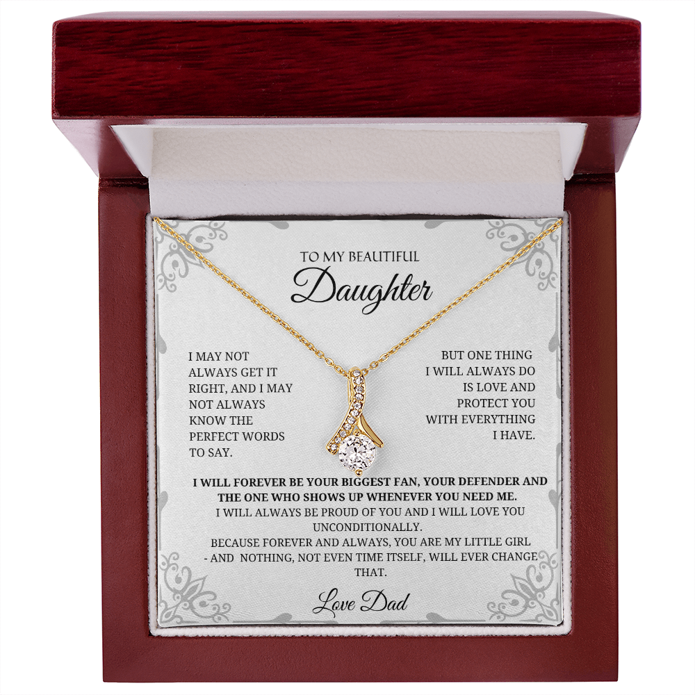 To My Beautiful Daughter_ Alluring Beauty Necklace