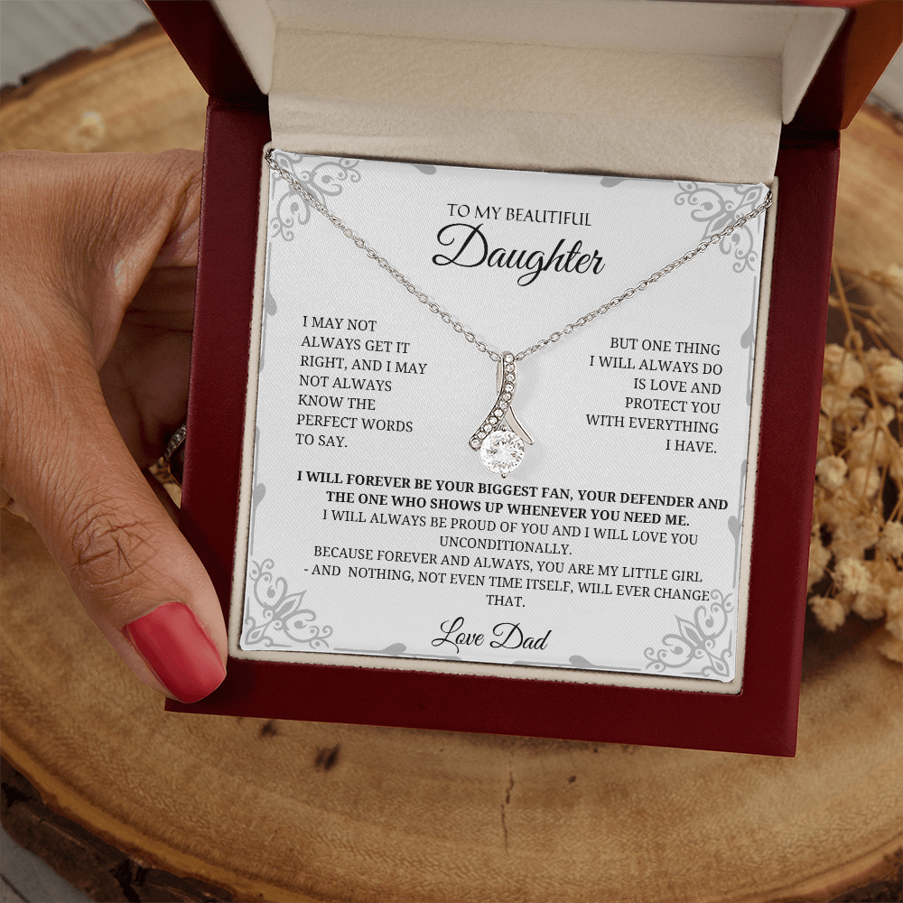 To My Beautiful Daughter_ Alluring Beauty Necklace