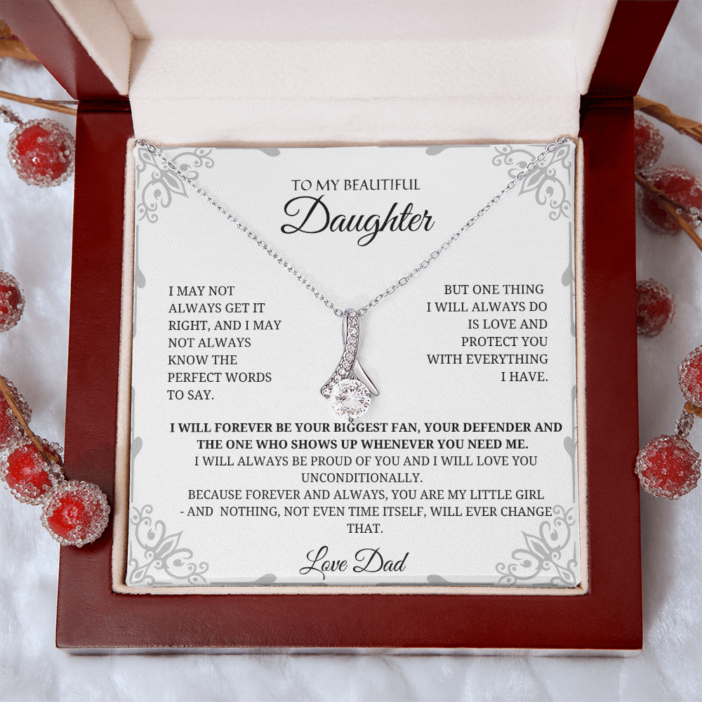 To My Beautiful Daughter_ Alluring Beauty Necklace