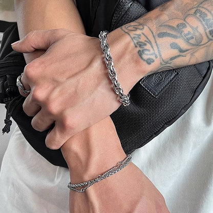 UrbanForge™ Titanium Steel Bracelet