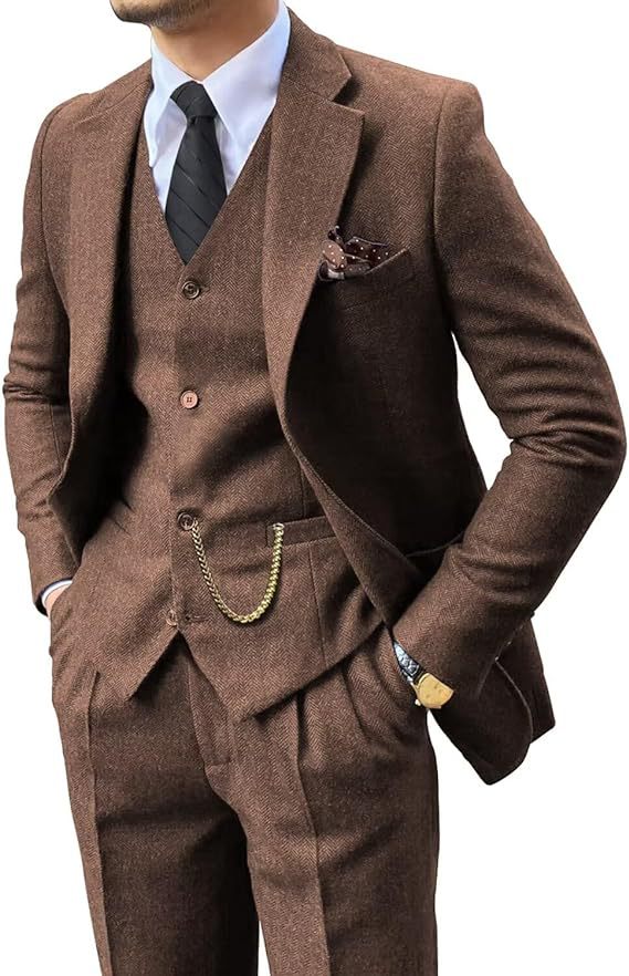 RegentLine™ Herringbone Elite 3-Piece Suit