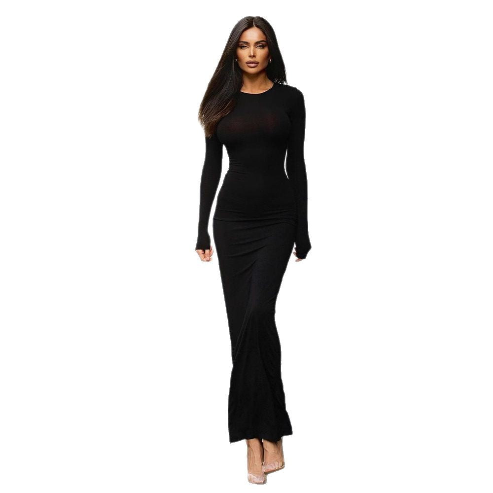 SculptéSilk™ Fishtail Maxi Dress