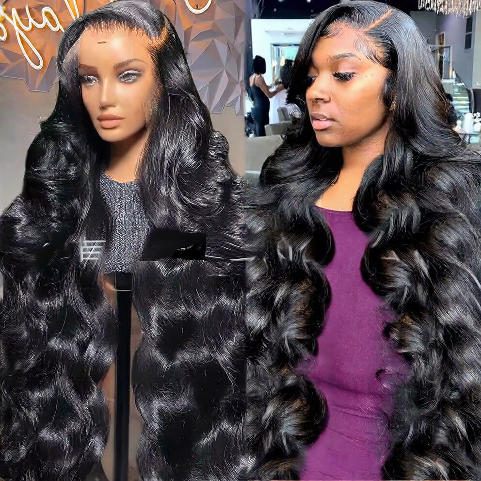 CrownLuxe™ Body Wave Human Hair Lace Wig