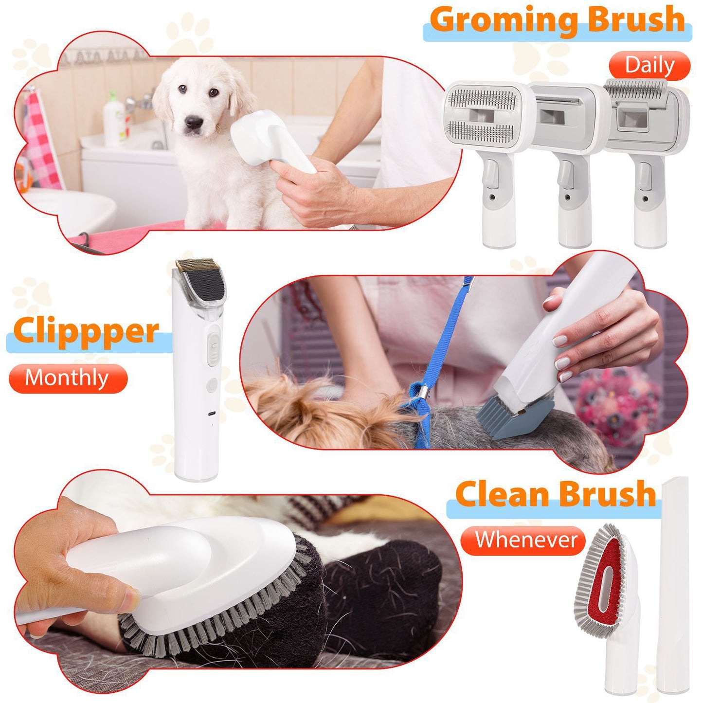 FurGuard Pro™ Pet Hair Vacuum & Trimmer