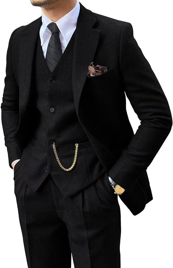 RegentLine™ Herringbone Elite 3-Piece Suit
