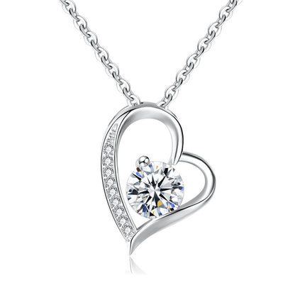 EverHeart™ Zirconia Love Pendant Necklace for Wife and Daughter