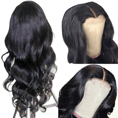 CrownLuxe™ Body Wave Human Hair Lace Wig