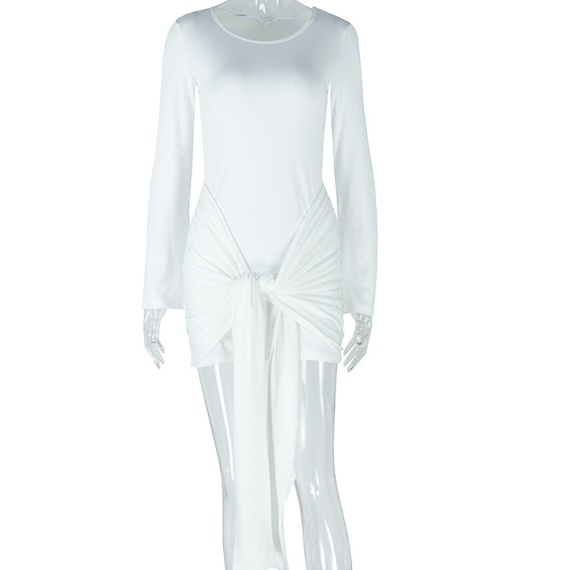 ÉlanCurve™ One-Shoulder Bodycon Dress