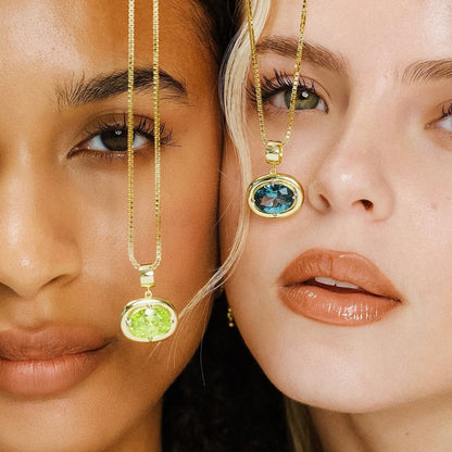 BirthHue™ Birth Stone and Birth Flower Pendants