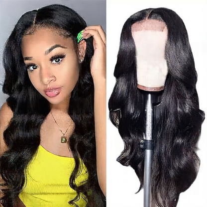 CrownLuxe™ Body Wave Human Hair Lace Wig