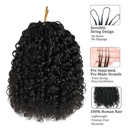 LuxeKnot™ Handwoven Human Hair