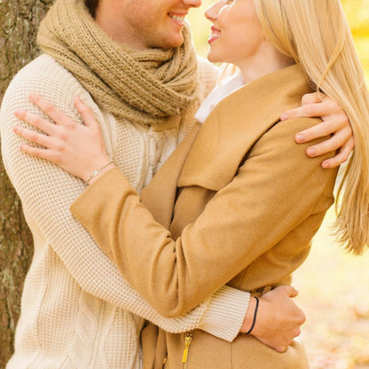 HeartLink™ Heart Pendant Couples Bracelet