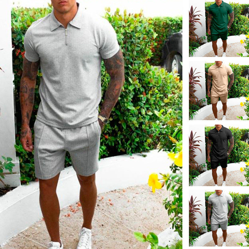 EverydayEase™ Lapel Lounge Short Set