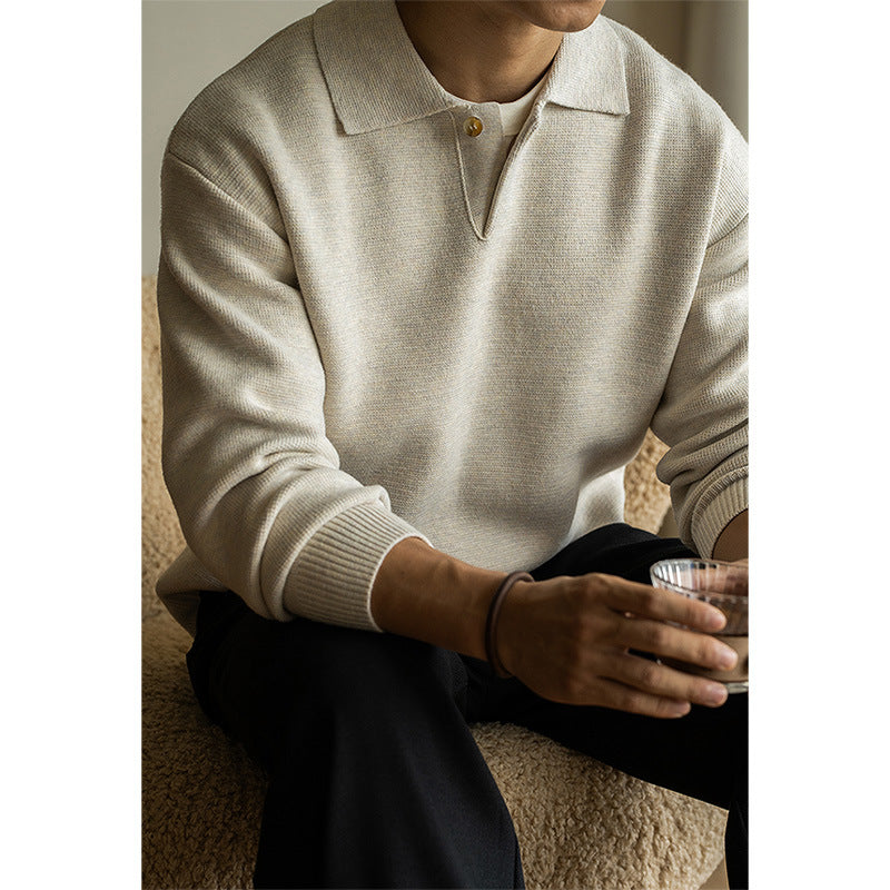 Gentleman’s Haven™ Italian Knit Lapel Cardigan