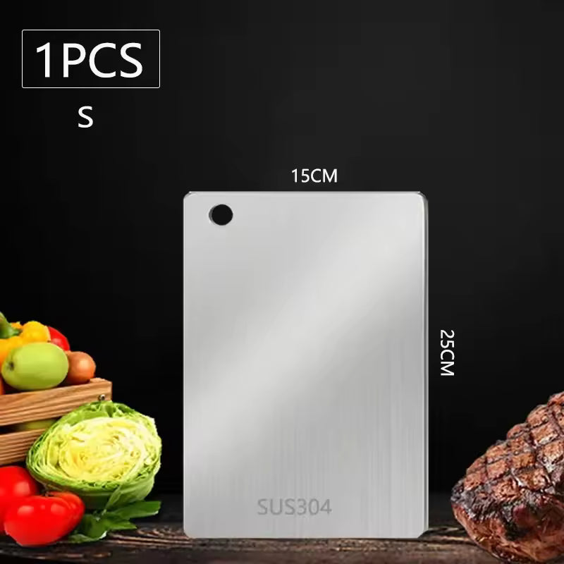 Double Sided Stainless Steel Cutting Board