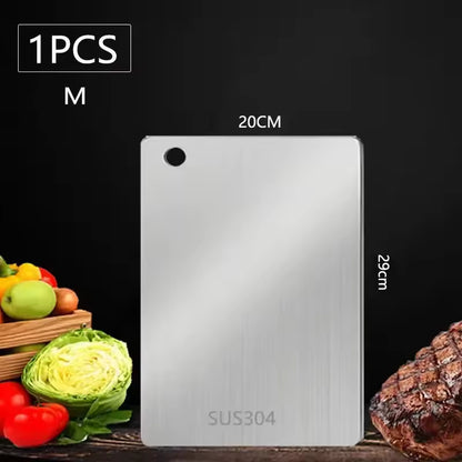 Double Sided Stainless Steel Cutting Board