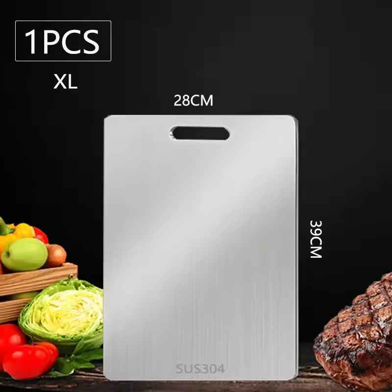 Double Sided Stainless Steel Cutting Board