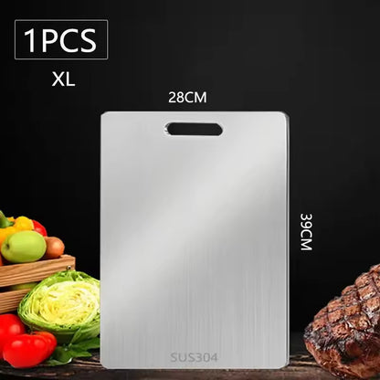 Double Sided Stainless Steel Cutting Board