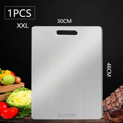 Double Sided Stainless Steel Cutting Board