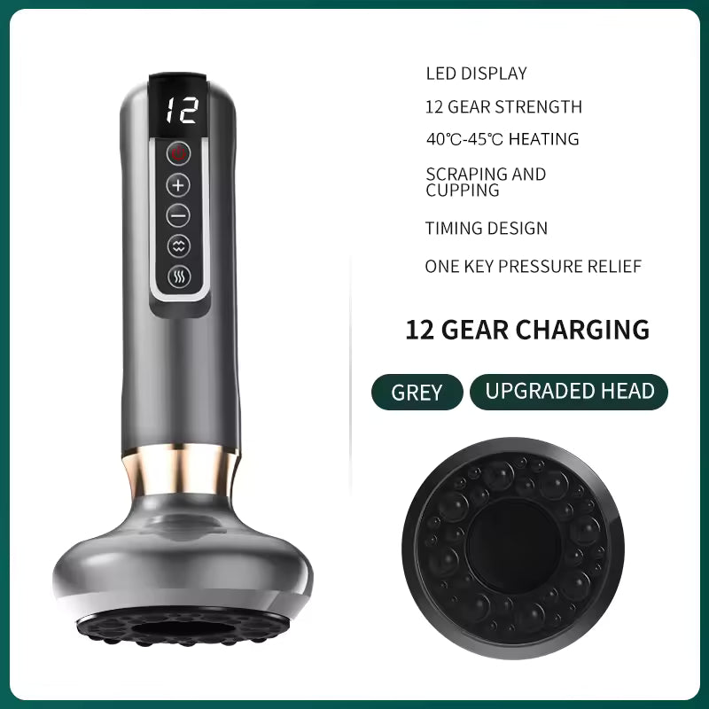 KinetiCup™ Pro: Smart Dynamic Cupping & Heat Therapy Massager