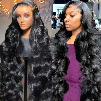 CrownLuxe™ Body Wave Human Hair Lace Wig