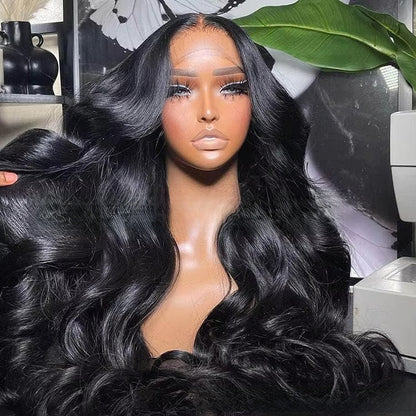 CrownLuxe™ Body Wave Human Hair Lace Wig