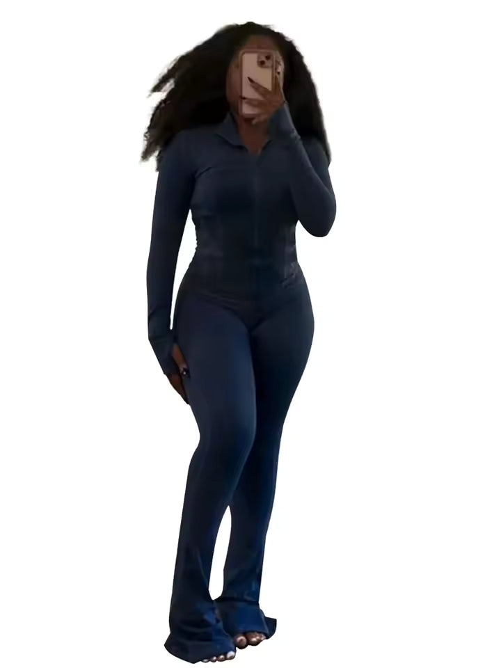 Everyday Flare Tracksuit Set - Matching Hoodie & Pants