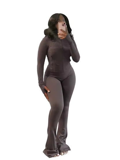 Everyday Flare Tracksuit Set - Matching Hoodie & Pants