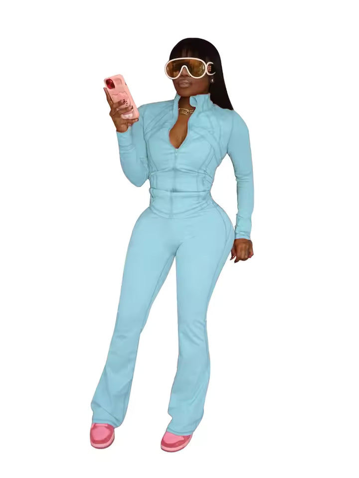 Everyday Flare Tracksuit Set - Matching Hoodie & Pants