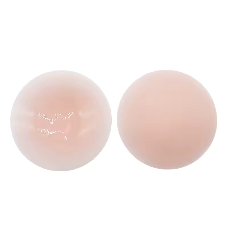 BareEase™ Invisible Silicone Nipple Covers – Reusable Ultra-Thin Adhesive Petals