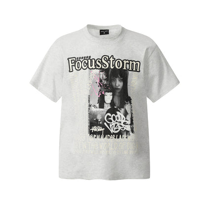 American Vintage Print Short Sleeves Men