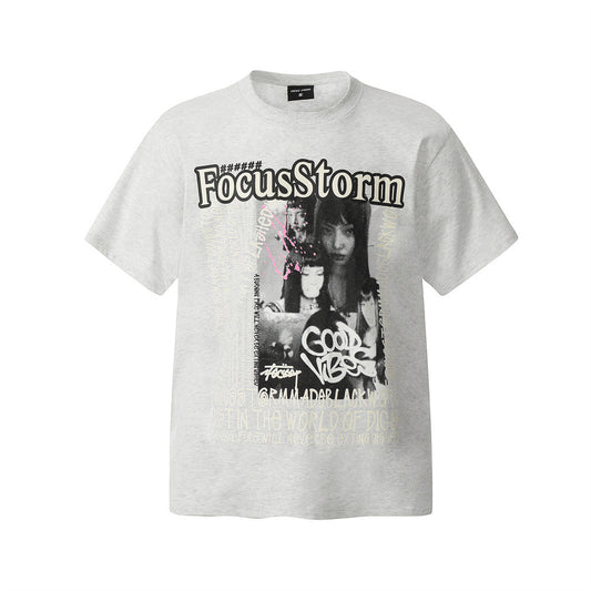 American Vintage Print Short Sleeves Men