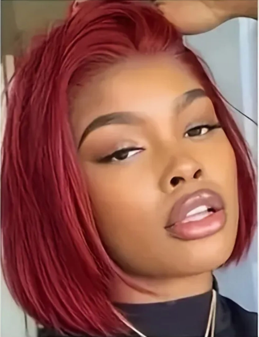 VelourCrown™ 99J Wine Red 100% Human Hair Lace Front Wig