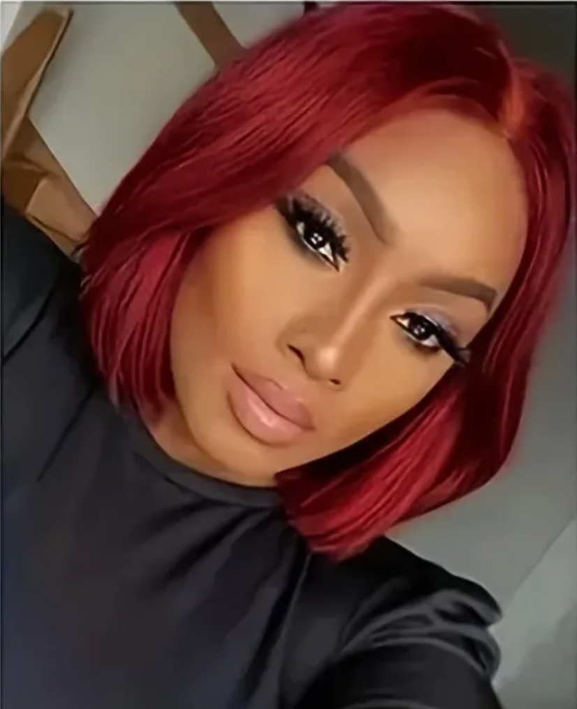 VelourCrown™ 99J Wine Red 100% Human Hair Lace Front Wig