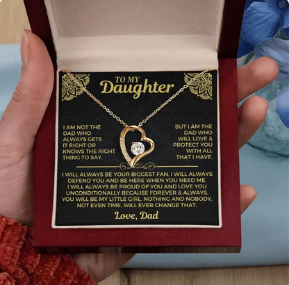 EverHeart™ Zirconia Love Pendant Necklace for Wife and Daughter