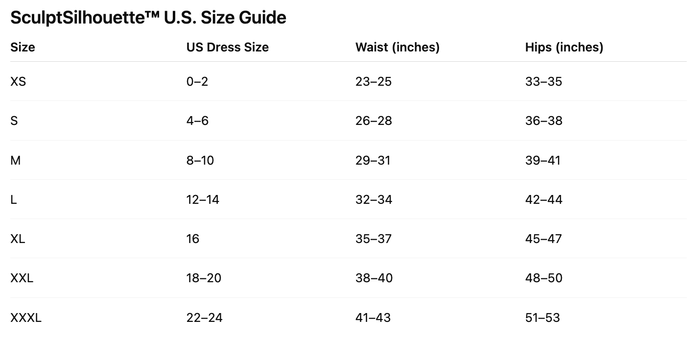 SculptSilhouette™ 7-Steel Boned Waist Sculpting Bodysuit