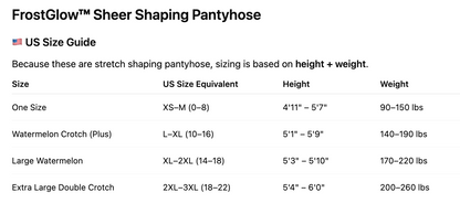 FrostGlow™ Sheer Shaping Pantyhose