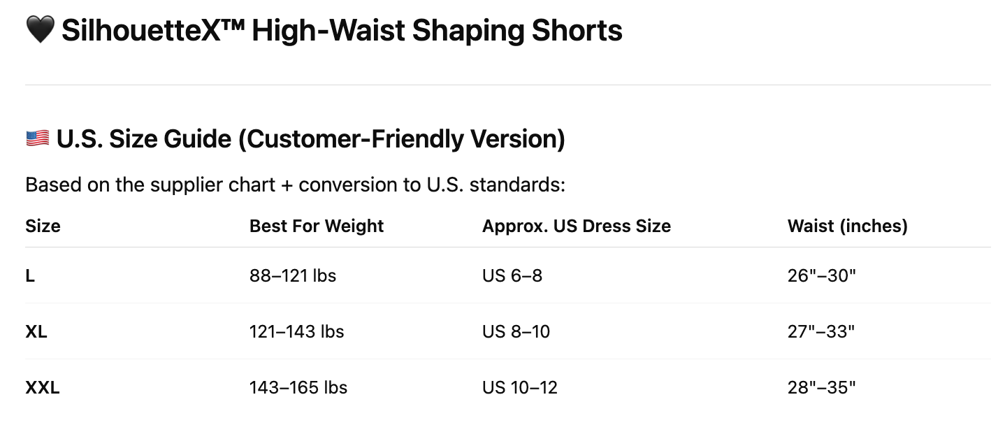 SilhouetteX™ High-Waist Shaping Shorts