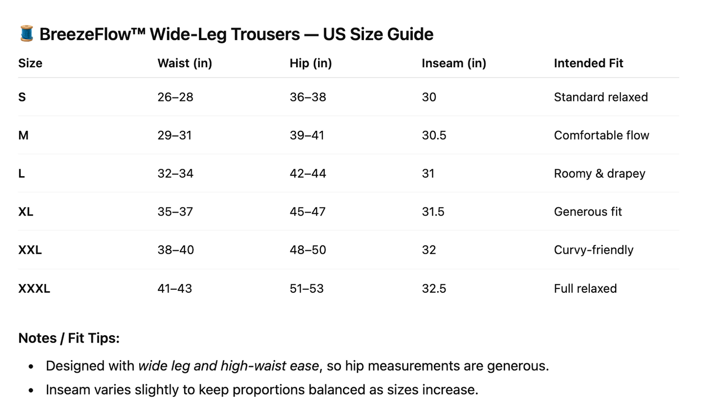 BreezeFlow™ Wide-Leg Trousers