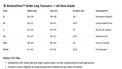 BreezeFlow™ Wide-Leg Trousers