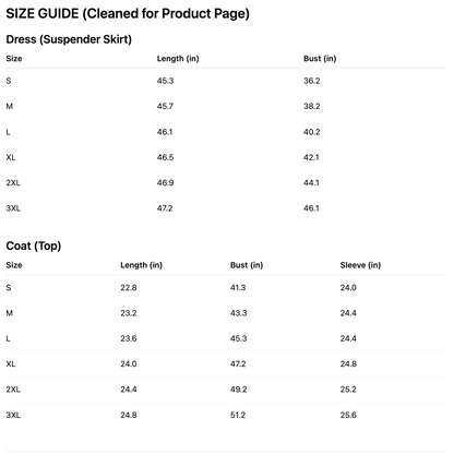 GraceLayer™ Two-Piece Suspender Skirt & Coat Set