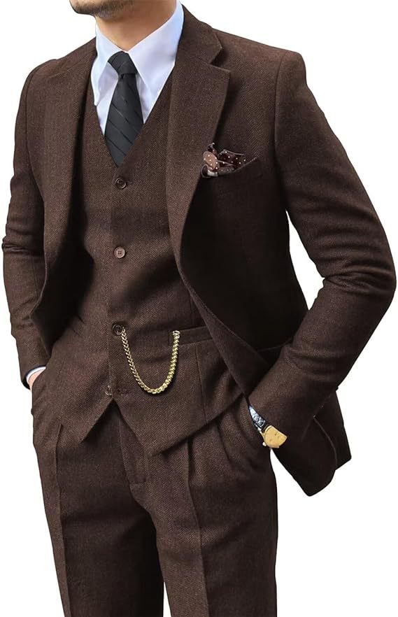 RegentLine™ Herringbone Elite 3-Piece Suit