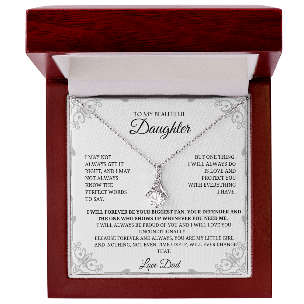 To My Beautiful Daughter_ Alluring Beauty Necklace