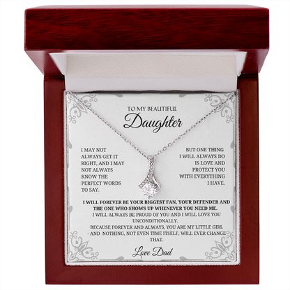 To My Beautiful Daughter_ Alluring Beauty Necklace