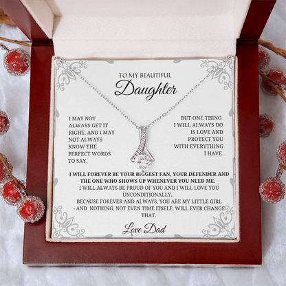 To My Beautiful Daughter_ Alluring Beauty Necklace