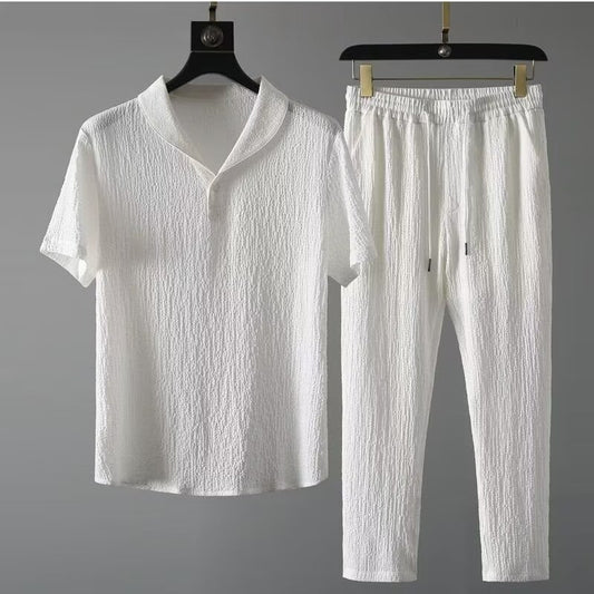 BreezeFlex™ Two-Piece Linen Set