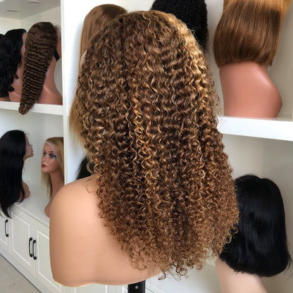 LuxeCrown™ 13x4 Brazilian Virgin Remy Lace Front Wig – 180% Density